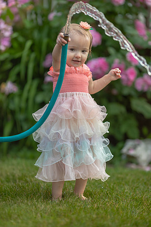 Tatey Bear  meets the Water Hose