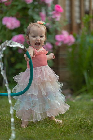 Tatey Bear  meets the Water Hose