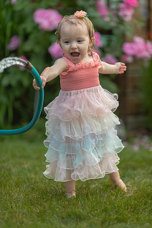Tatey Bear  meets the Water Hose
